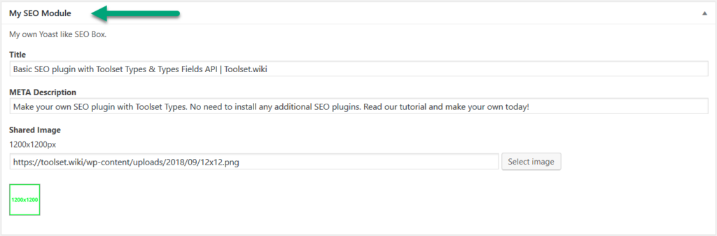 custom seo with toolset